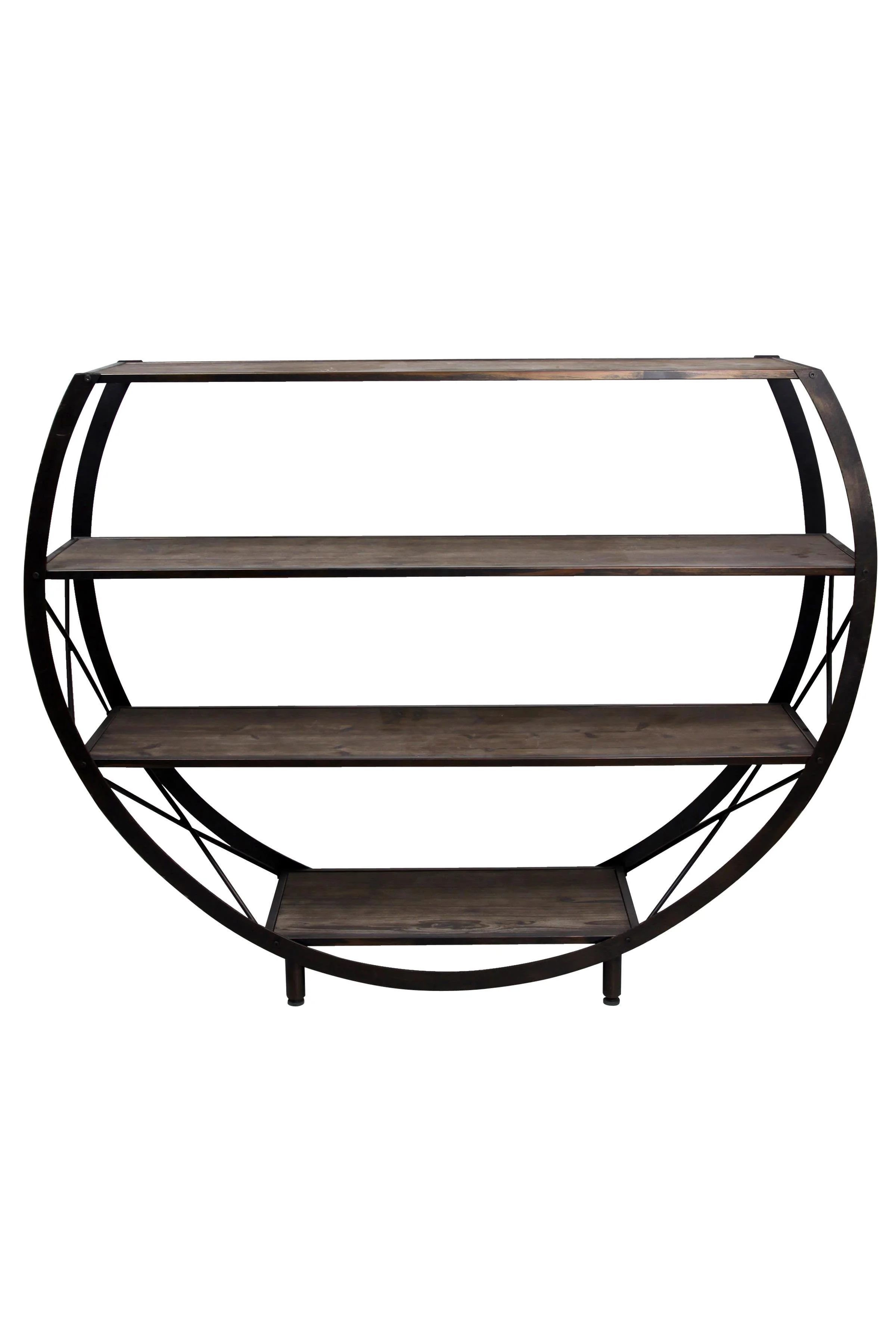 StyleCraft Bookshelves BKF2001 Santa Monica Circle Bookshelf Swann's